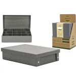 Οργανωτής Χώρου 9 Θέσεων Γκρι Πολυεστέρας 26x34x8.5cm