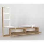 Σύνθετο ArteLibre KENTUCKY Sapphire/Λευκό Μοριοσανίδα 168x30x120cm