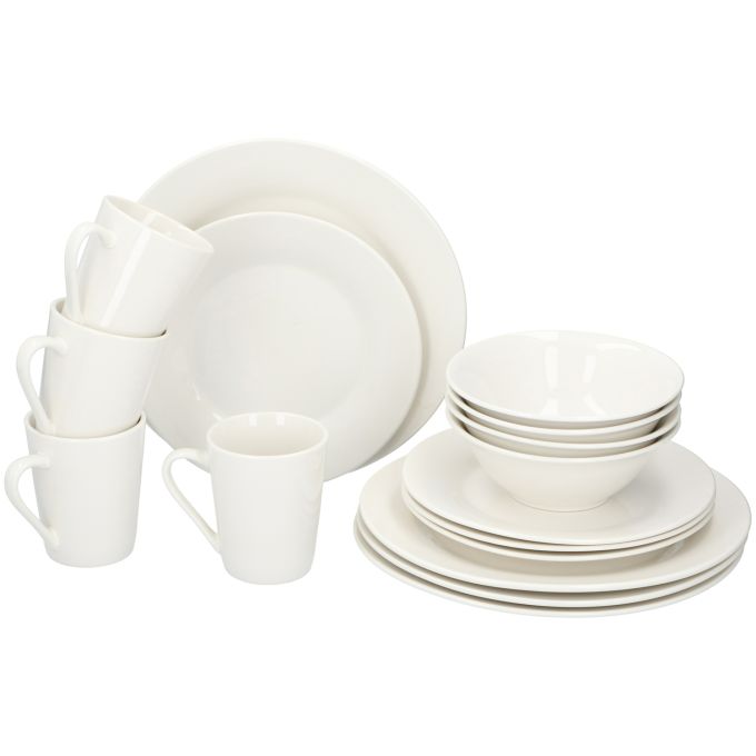 Σετ Δείπνου 16Τμχ Κεραμικό ALPINA