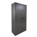 Φοριαμός ArteLibre DURIN Σκούρο Γκρι Μέταλλο 90x45x180cm