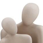 Σετ 2 Τεμαχίων Φιγούρα Ζευγάρι 'Anexo' Κεραμικό Γκρι 10x14.5x18cm