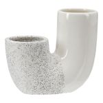 Βάζο 'Poppy' Κεραμικό Λευκό 6.5x14.5x12.5cm