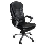 Καρέκλα Γραφείου ArteLibre EYPYΔIKH Μαύρο PU 62x60x108-116cm