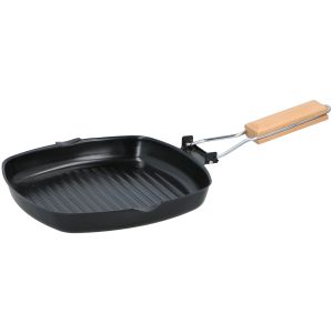 Τηγάνι Γκριλ με Αναδιπλούμενη Λαβή 24cm ALPINA