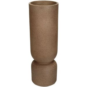 Βάζο ArteLibre Καφέ Polyresin 10.3x10.3x30cm