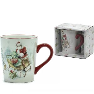 Χριστουγεννιάτικη Κούπα Με Σχέδιο Άγιο Βασίλη 32cl