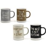 Κούπα 42cl Κεραμικό Σε 4 Σχέδια