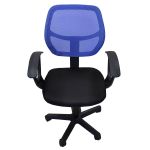 Καρέκλα Γραφείου ArteLibre ΑΥΡΑ Μπλε/Μαύρο Mesh 51x50x79-91cm