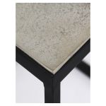 Τραπεζάκι ArteLibre Ασημί Αλουμίνιο 50x50x50cm Σετ 2Τμχ
