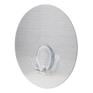 Γάντζος Στατικός Αυτοκόλλητος Ασημί 100mm