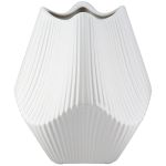 Βάζο Κεραμικό Λευκό 15Χ15Χ18εκ 15Χ15Χ18εκ