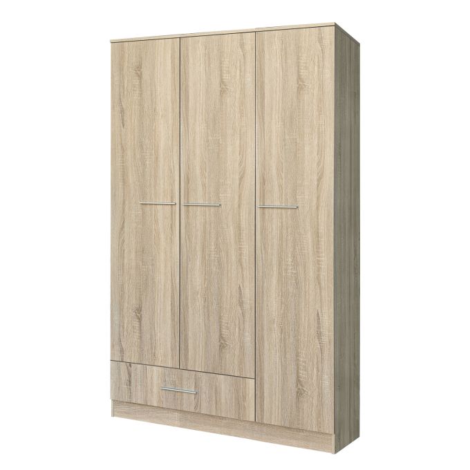 Ντουλάπα ArteLibre CAJSA Φυσικό Μοριοσανίδα 90x50x195cm