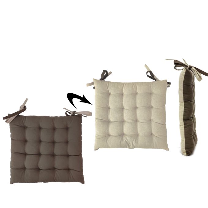 Μαξιλάρι Καθίσματος Μπεζ/Άμμου 40x40cm