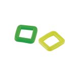 Κάλυμμα Κλειδιών Τετράγωνο Πλαστικό 4Τμχ Σε Διάφορα Χρώματα