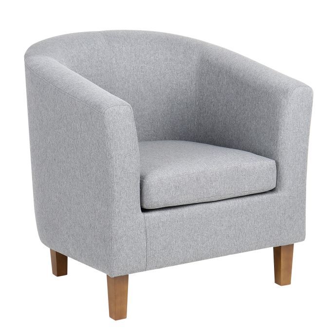 Πολυθρόνα ArteLibre FIORELLA Γκρι Ύφασμα 73x69x75cm