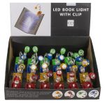 Φακός LED Διάβασματος Με Κλιπ Πλαστικό 4cm Μπαταρίας Σε 4 Χρώματα