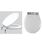 Καπάκι Λεκάνης Soft-Close Λευκό Πλαστικό  40x36cm