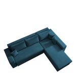 Καναπές Γωνιακός ArteLibre Αναστρέψιμος CAHABON Μπλε 250x210x79cm