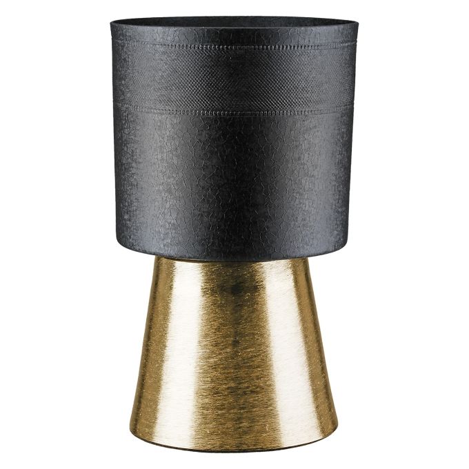 Ζαρντινιέρα Κυλινδρικό Αλουμίνιο Μαύρο D18X29Cm D18X29Cm