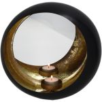 Καθρέπτης ArteLibre Μαύρο Μέταλλο 29x13x27cm