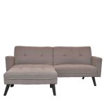 Καναπές/Κρεβάτι Γωνιακός ArteLibre ANTONELLA Μπεζ/Καφέ 200x156x83cm