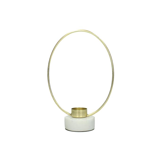 Κηροπήγιο ArteLibre Χρυσό Μέταλλο 18x8x20cm