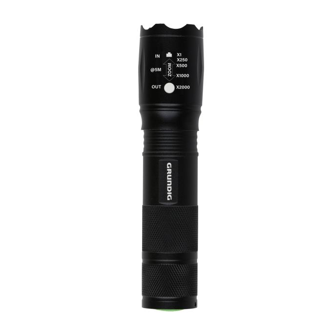 Φακός LED 1W 80 Lumens με Ζουμ GRUNDIG