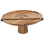 Δίσκος Σερβιρίσματος Κέικ Ξύλινος ALPINA