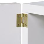 Ξυλόβιδα Μεντεσέ 30x20 Κίτρινο/Γαλβανιζέ Μικρό Κεφάλι