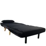 Πολυθρόνα ArteLibre ALFHARD Μαύρο Ύφασμα 77x80x79cm