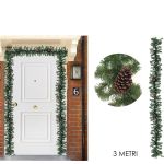 Χριστουγεννιάτικη Γιρλάντα Με Κουκουνάρια 3m