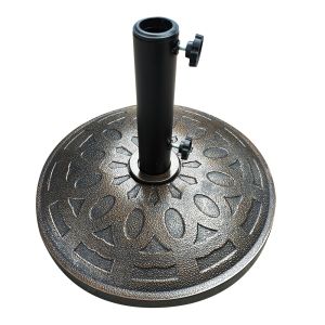 Βάση Ομπρέλας ArteLibre SOCOTRA 15kg Μαύρο Τσιμέντο/Πλαστικό 48x8cm