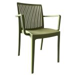 Πολυθρόνα Κήπου ArteLibre BARTS Πράσινο PP 53x55.2x82cm