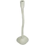 Κηροπήγιο ArteLibre Ιβουάρ Αλουμίνιο 13x12x42cm