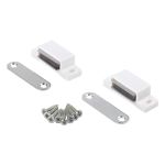 Πιαστράκι Μαγνητικό 4kg Πλαστικό Λευκό Με Σταθερή Βάση