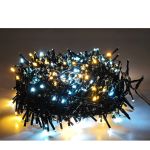 100 LED Εξωτερικού Χώρου Ψυχρό/Θερμό Λευκό Φως Πράσινο Καλώδιο