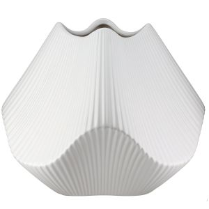 Βάζο Κεραμικό Λευκό 22X22X19Cm 22X22X19Cm