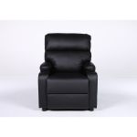 Πολυθρόνα Ανακλινόμενη ArteLibre RANA Μαύρο PU 80x95x103cm