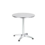 Τραπέζι ArteLibre Αλουμινίου IO Ασημί Φ60x70cm