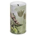 Κουμπαράς Δεινόσαυρος Με Αποσπώμενο Καπάκι Μέταλλο 15.5x8cm Σε 4 Σχέδια