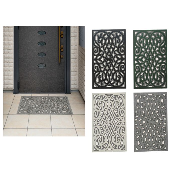 Πατάκι Εισόδου Μαύρο 45x75cm Σε 4 Σχέδια