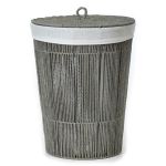 Καλάθι Απλύτων Γκρι Φ42x54cm