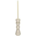 Κηροπήγιο ArteLibre Στολίδι Ιβουάρ Polyresin 11x11x23cm
