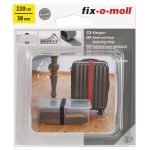 Ζώνη Hook+Loop Με Θηλειά Κόκκινο 220cm 38mm