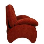 Πολυθρόνα ArteLibre ANANKE Πορτοκαλί Ύφασμα/Μέταλλο/Ξύλο 85x78x84cm