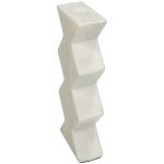 Κηροπήγιο ArteLibre Λευκό Μάρμαρο 8x4x15.5cm