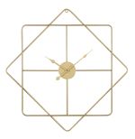 Ρολόι Τοίχου ArteLibre Χρυσό Μέταλλο 60x60x5cm