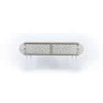 Έπιπλο Τηλεόρασης ArteLibre ILLIA No 3 Δρυς/Λευκό 106x30x48cm