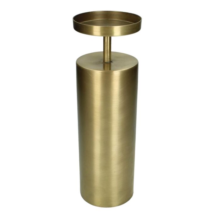 Κηροπήγιο ArteLibre Χρυσό Μέταλλο 10.5x10.5x32.5cm