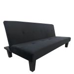 Καναπές Κρεβάτι Τριθέσιος ArteLibre NAHELE Μαύρο Ύφασμα 179x82.5x78cm